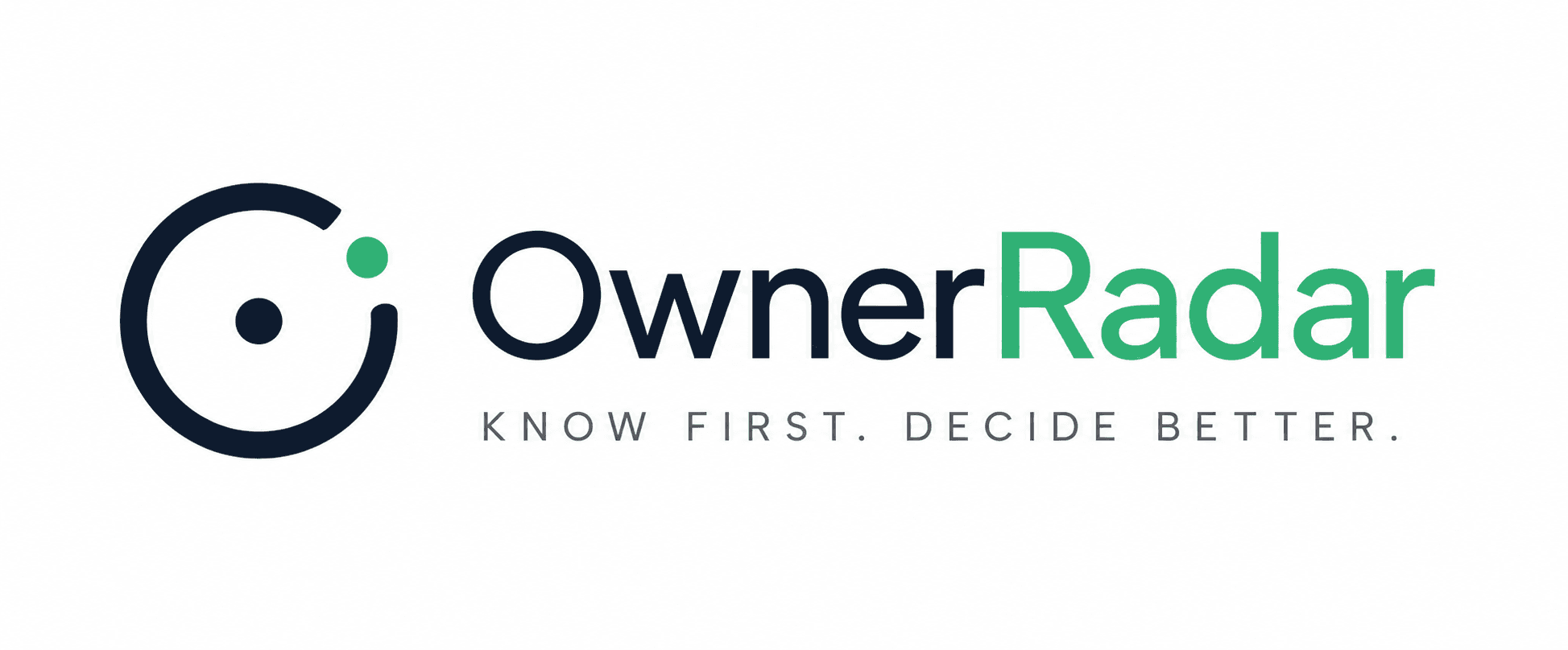 OwnerRadar — Know first. Decide better.